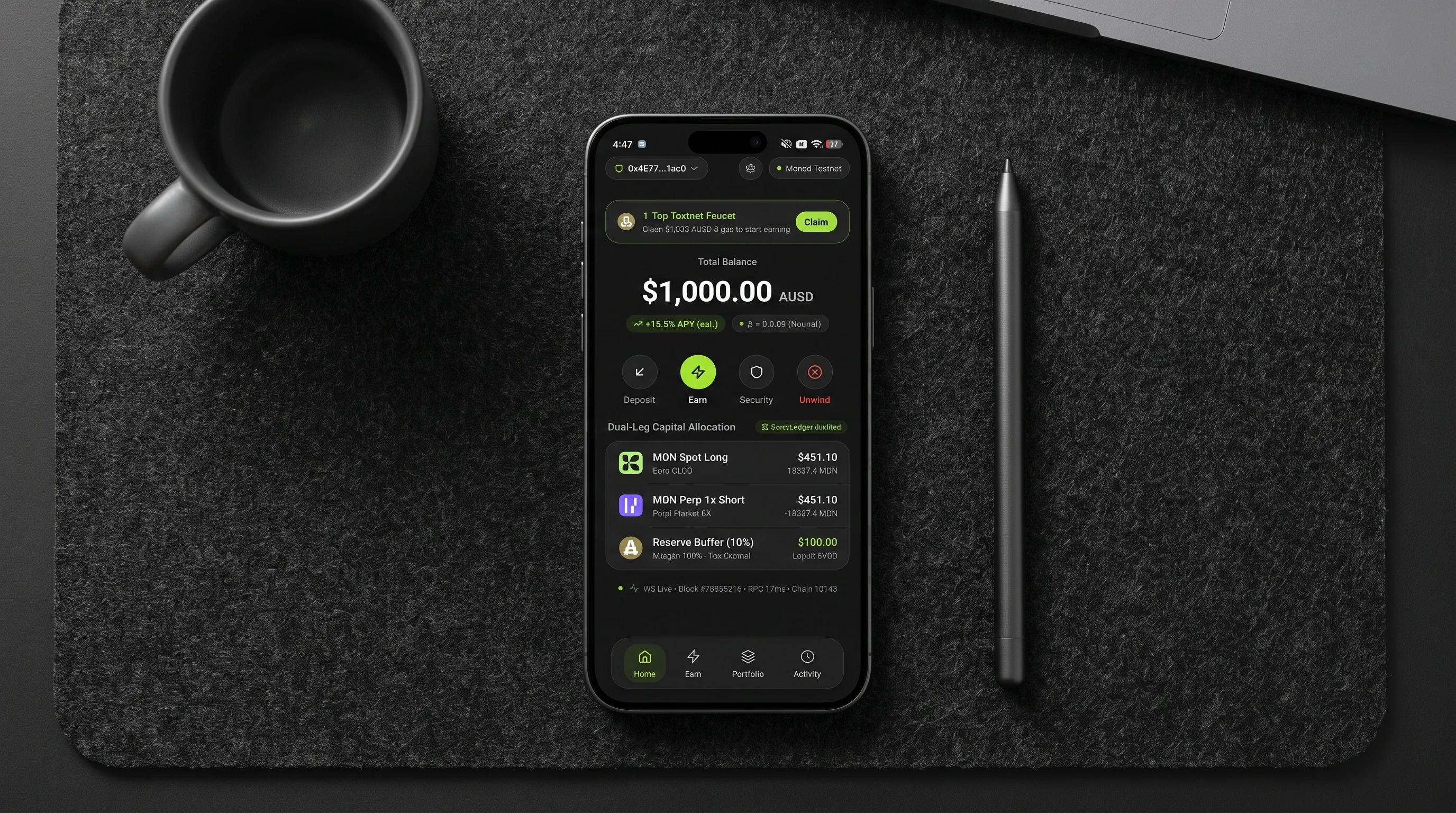 EARN STEADY YIELD. ZERO PRICE RISK.